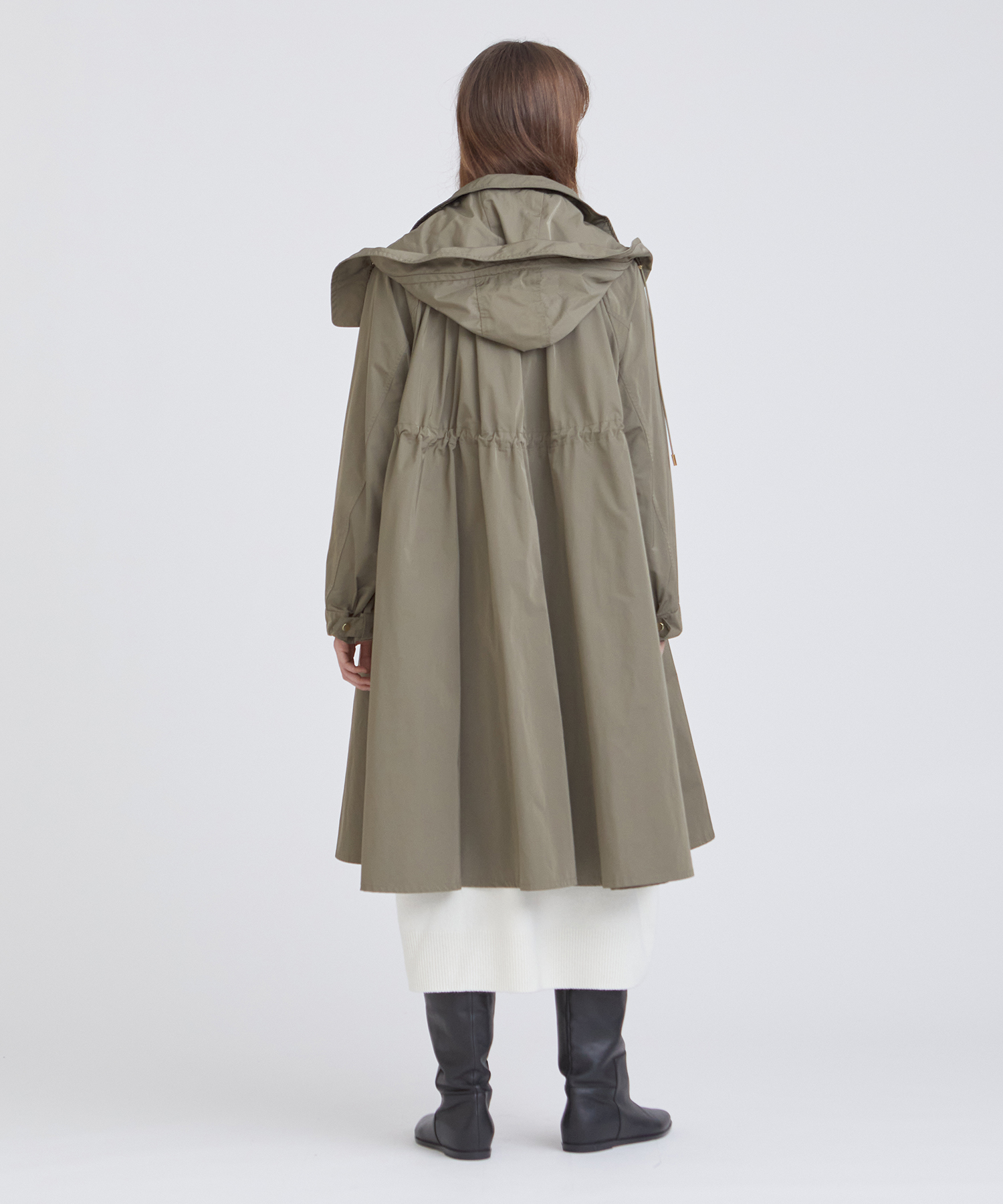フーデッドポンチョコート ｜ハウス オブ ロータス＜HOUSE OF LOTUS