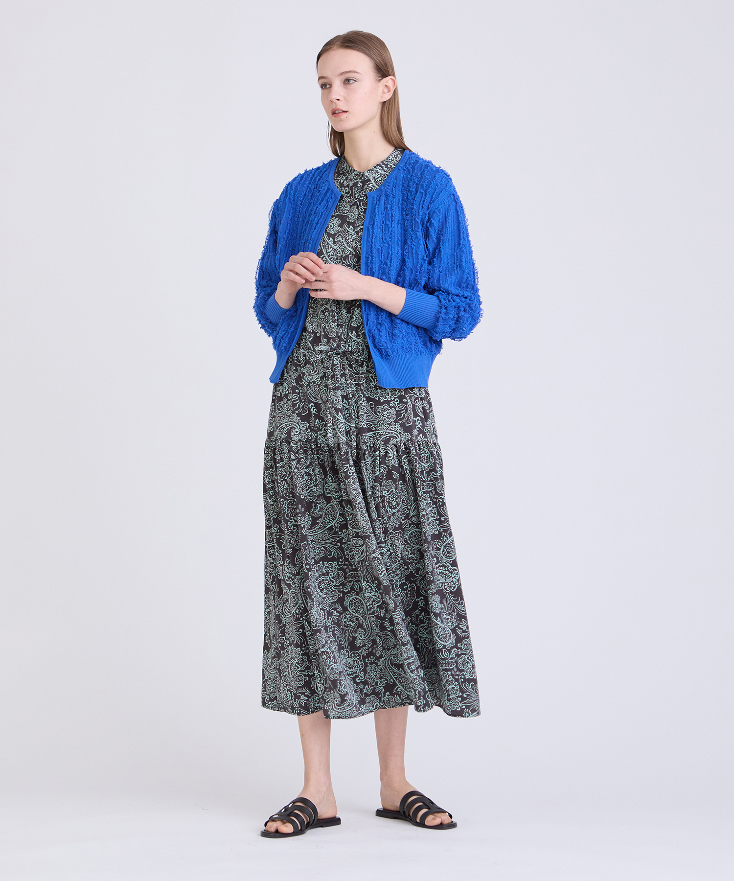 ペイズリープリントワンピース ｜ハウス オブ ロータス＜HOUSE OF