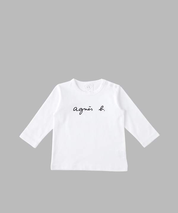 ベビー ロゴ コットン 半袖 Tシャツ ｜