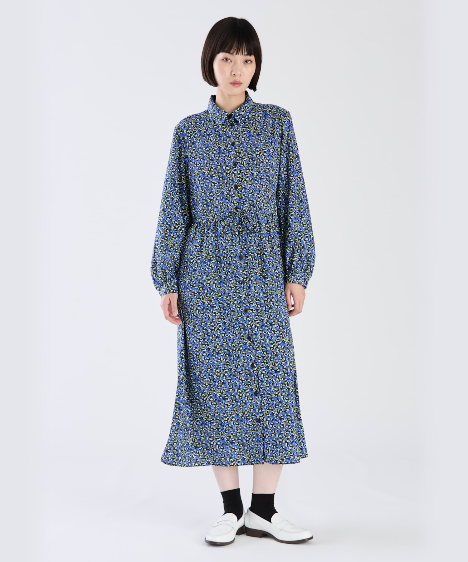 フラワープリントドレス ｜To b. by agnès b.（トゥービー バイ