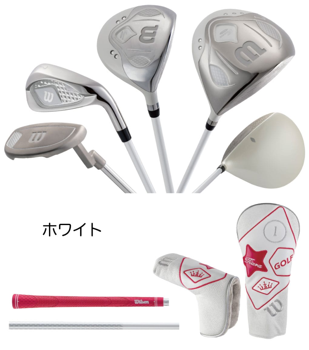 ウィルソン レディース クラブセット 6本セット TIARA Niino 6SET 右用