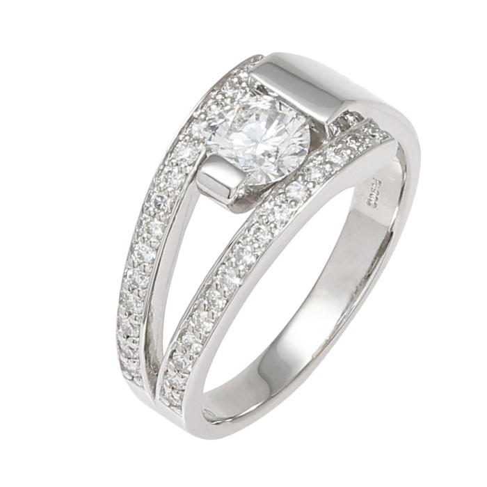 プラチナ900 ダイヤモンド リング J390495 | ユキザキセレクトジュエリー