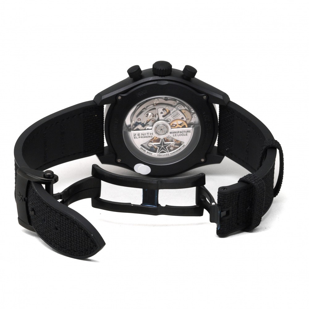 新品] ゼニス クロノマスター 242160406821R573 スケルトン ブラック