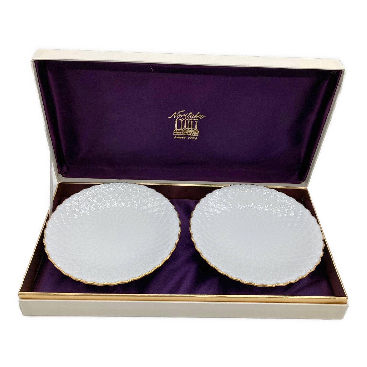 Noritake (ノリタケ) プレート ダイヤモンドコレクション 1904 2P