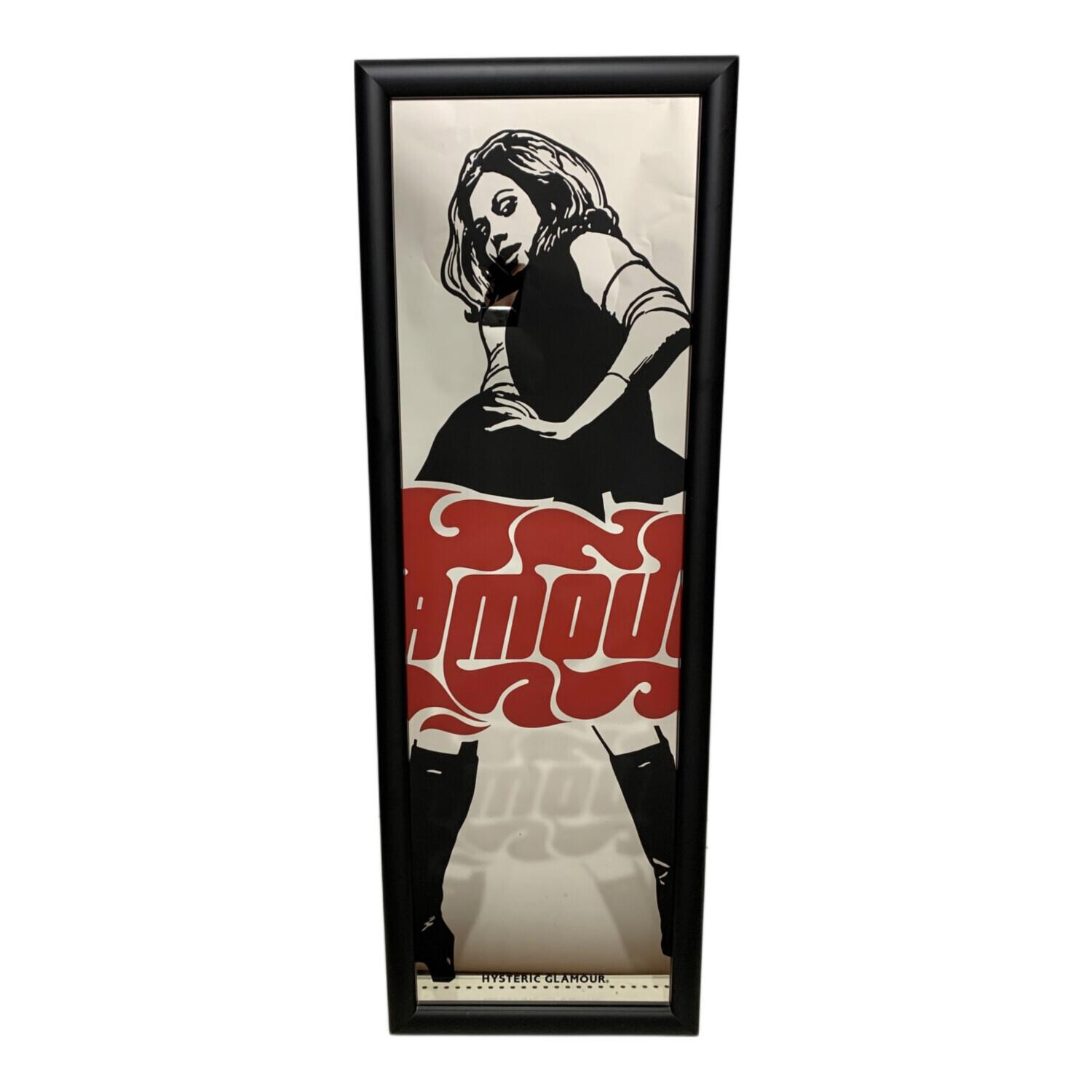 Hysteric Glamour (ヒステリックグラマー) パブミラー ブラック×レッド