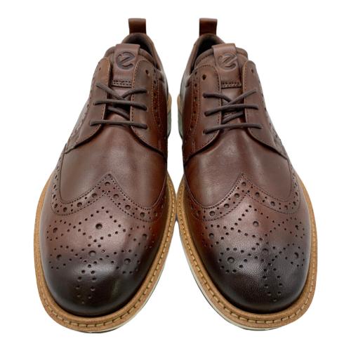 ECCO (エコー) レザーシューズ メンズ SIZE 26.5cm ブラウン ウイング