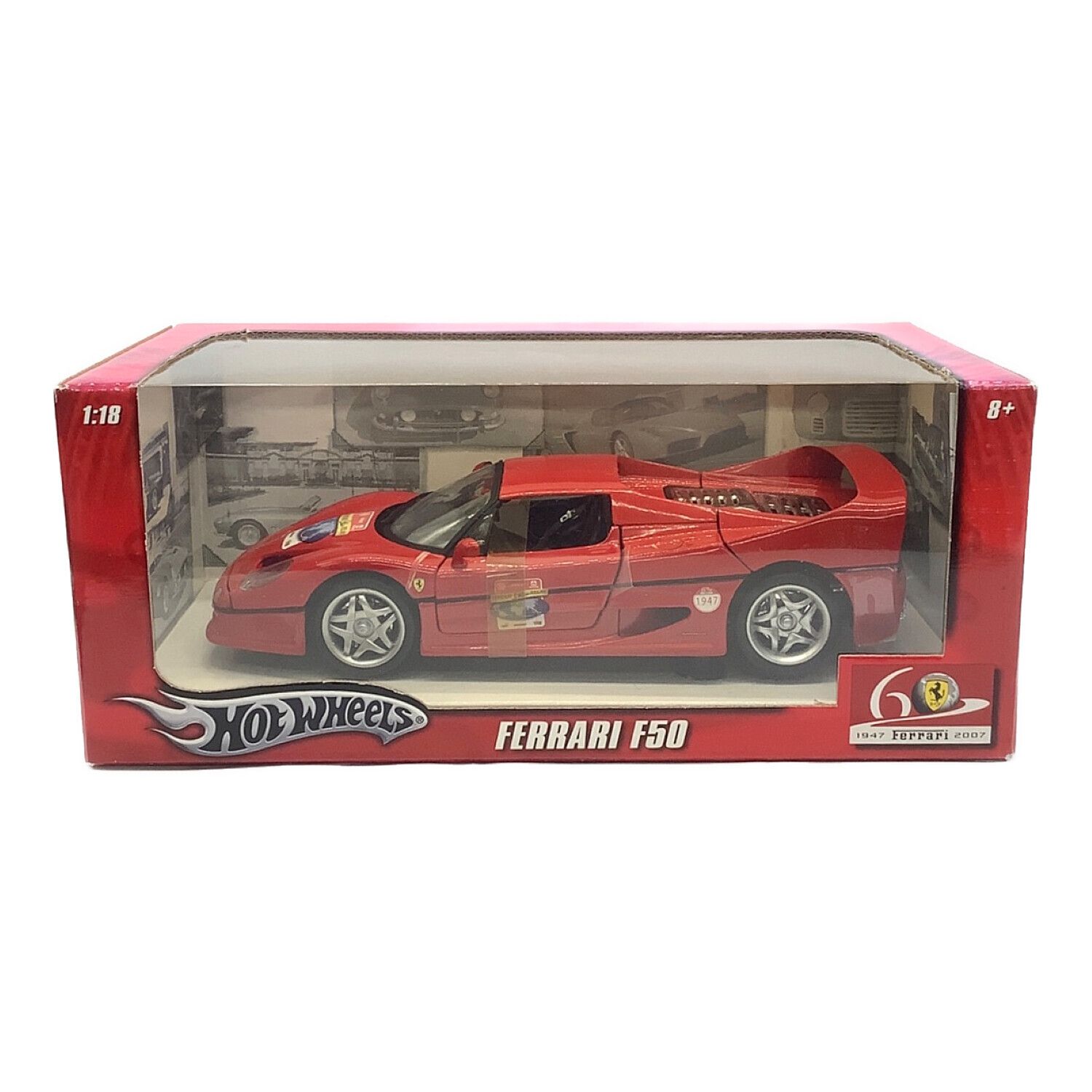 HOT WHEELS (ホットウィールズ) ミニカー ヤケ有 1/18 FERRARI F50