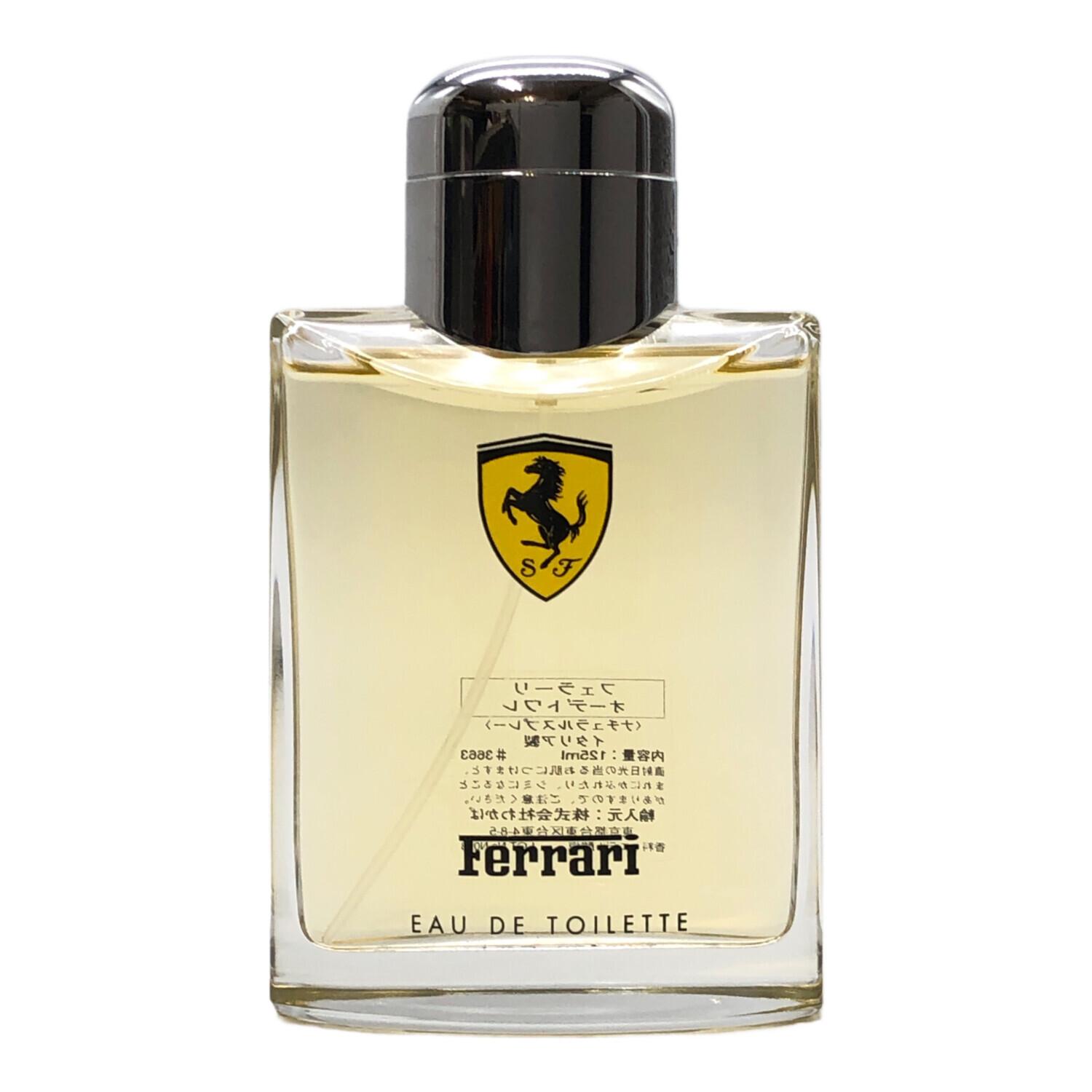 Ferrari (フェラーリ) オードトワレ 125ML 残量80%-99%｜トレファクONLINE