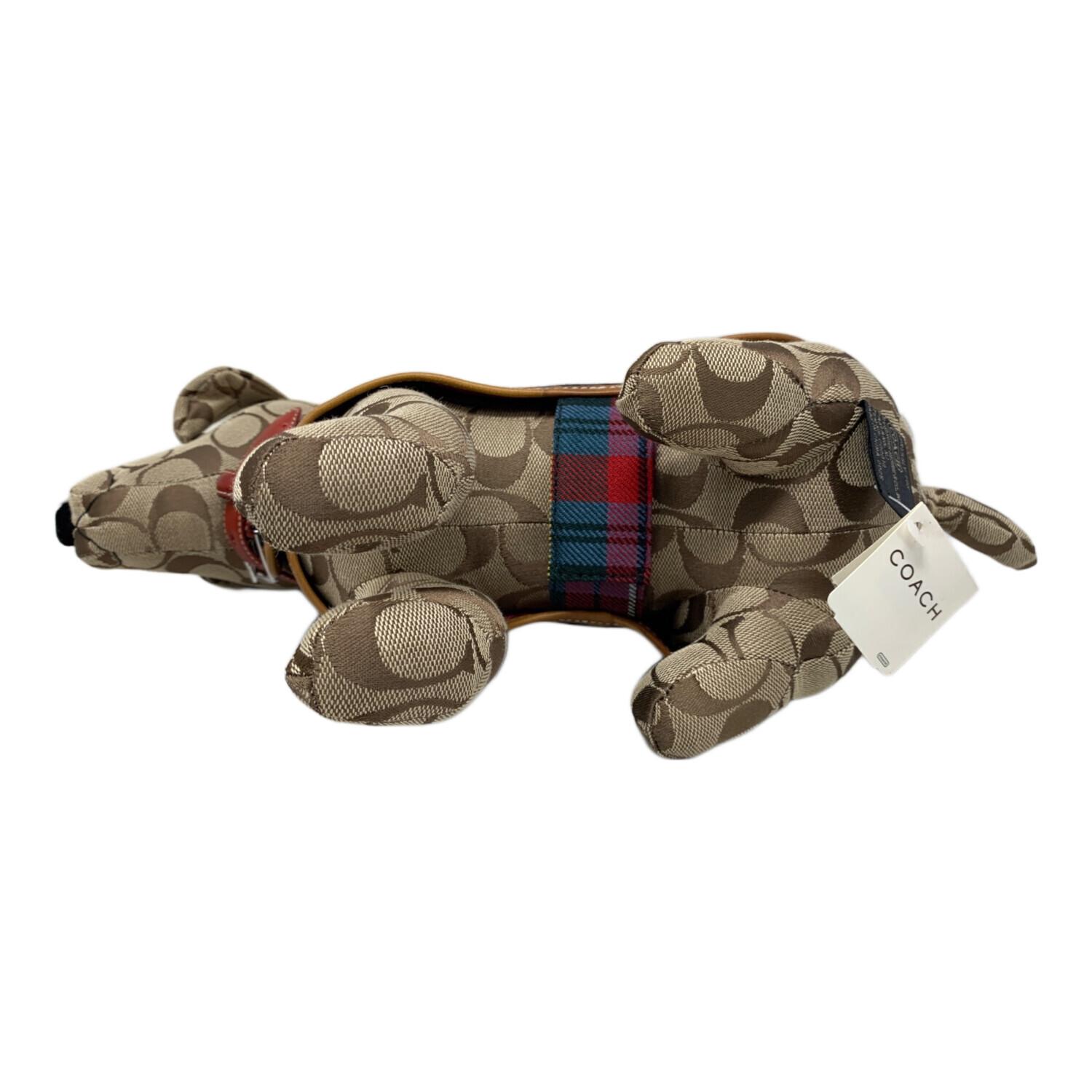 COACH (コーチ) インテリア小物 犬モチーフヌイグルミ シグネチャー