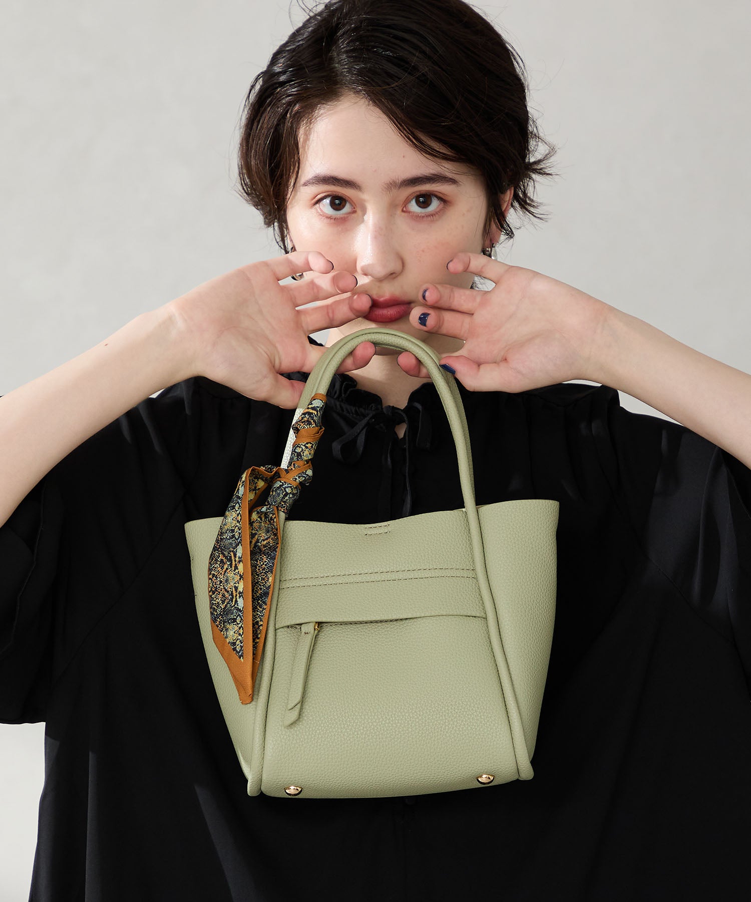 スカーフ付きハンドバッグ/BA-209 – ORIENTALTRAFFIC