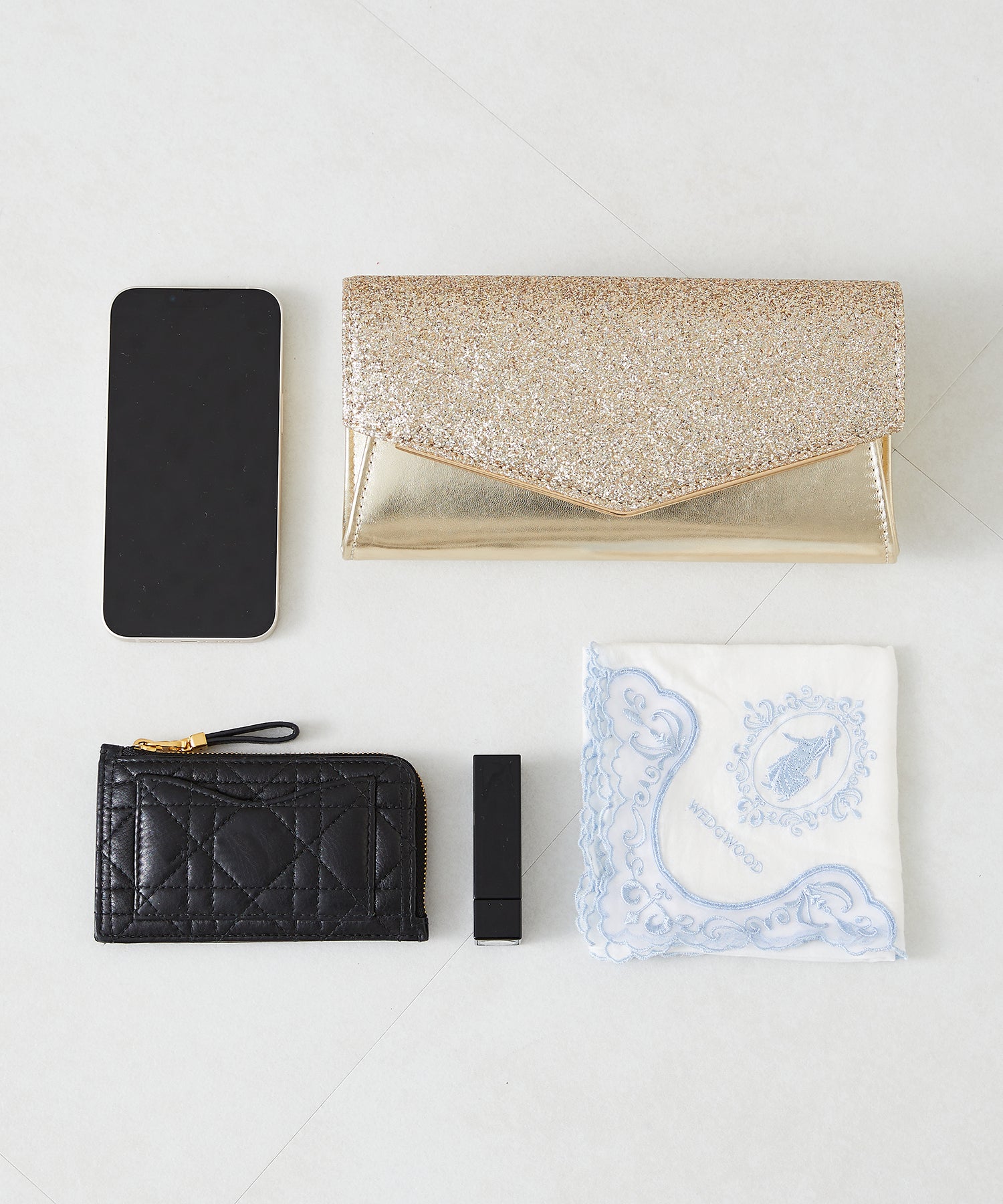 グリッタークラッチバッグ/MOB003【結婚式/オケージョン/パーティー