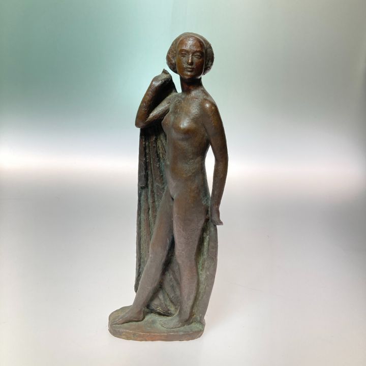 藤井浩祐 裸婦像 彫刻 ブロンズ 台付 - 中古小物 - なんでもリサイクル