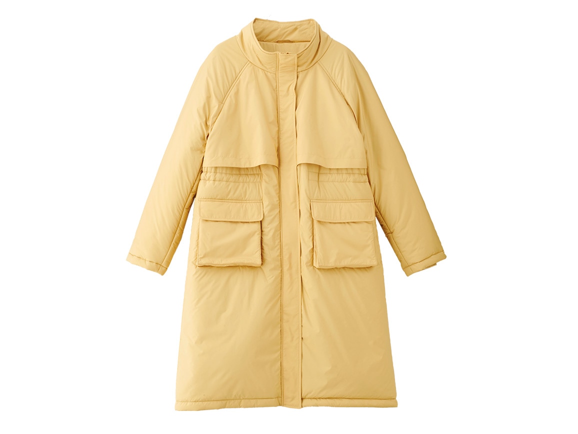 グラフェン中綿ロングコート(02_M 24_ベージュ): ｜ カタログ通販の