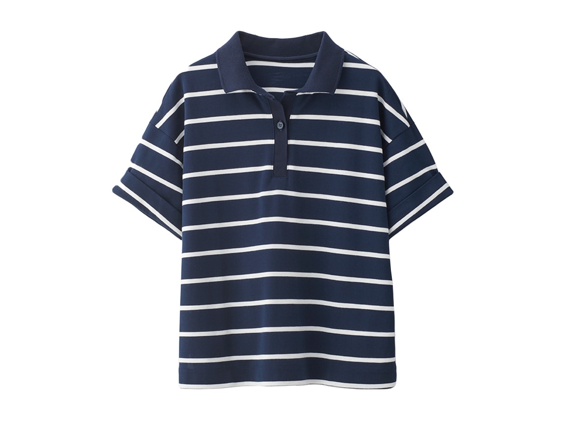 大人のマリンポロシャツ(02_M 92_ネイビー×オフホワイト