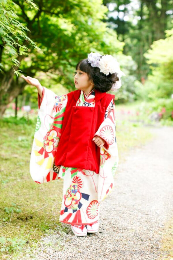 3歳女の子アンティーク着物レンタル 全国ネット宅配レトロ