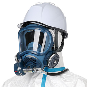 プレッシャデマンド形エアラインマスク 17号HVG－Z（ホイッスル