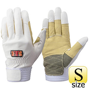 トンボレックス 牛革製手袋 CS－314W 薄手・ガンカット