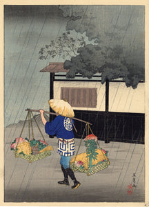 高橋松亭弘明：初夏の雨（売り切れ） – Egenolf Gallery Japanese Prints