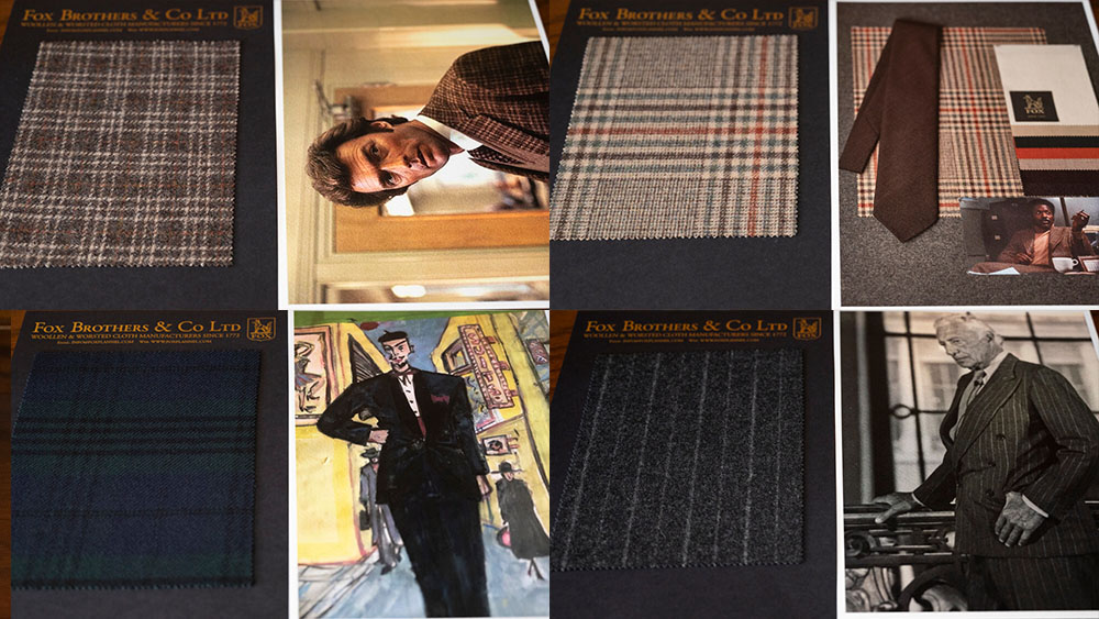 FOX BROTHERS (フォックスブラザーズ) 250周年ファブリック。 “8～12月
