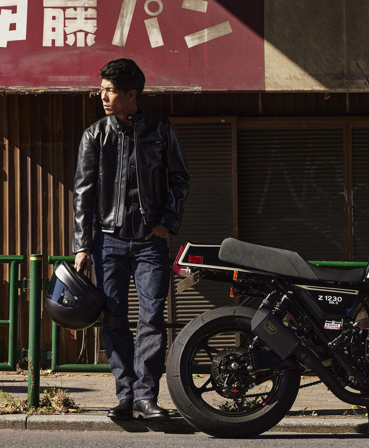 定価以下 NEIGHBORHOOD TOLQ ライダース転写カーディガン NEIGHBORHOOD