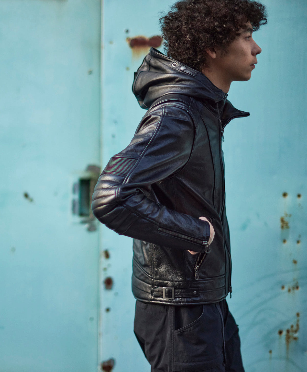 革ジャン フードレザージャケット｜カドヤ公式オンラインショップ｜MR