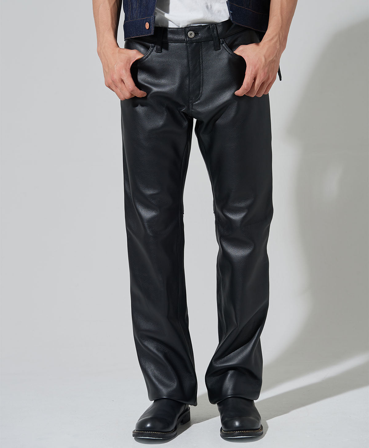 革パンツ ストレート レザーパンツ｜カドヤ公式オンラインショップ