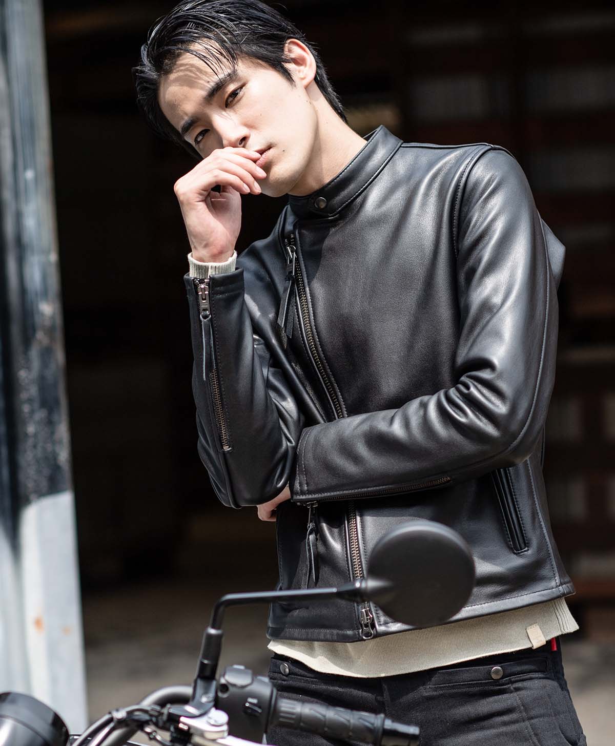 革ジャン セミダブル レザージャケット｜カドヤ公式オンラインショップ