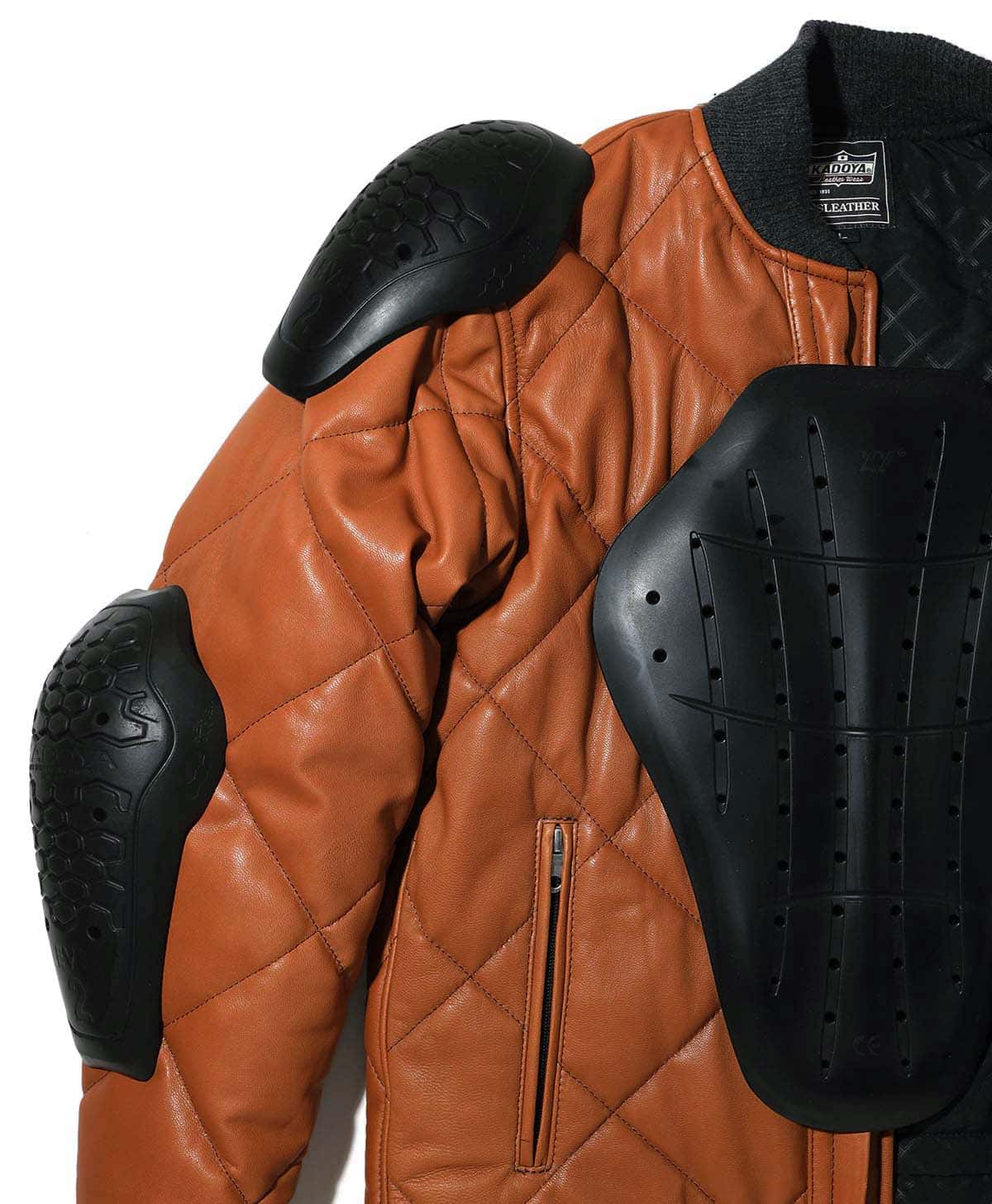 革ジャン ダイヤモンドキルティング レザーブルゾン｜カドヤ公式