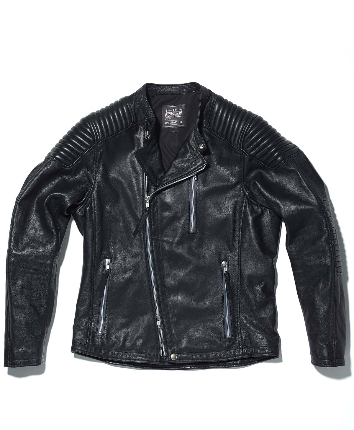 Leather jacket semi-double leather jacket | Kadoya official online