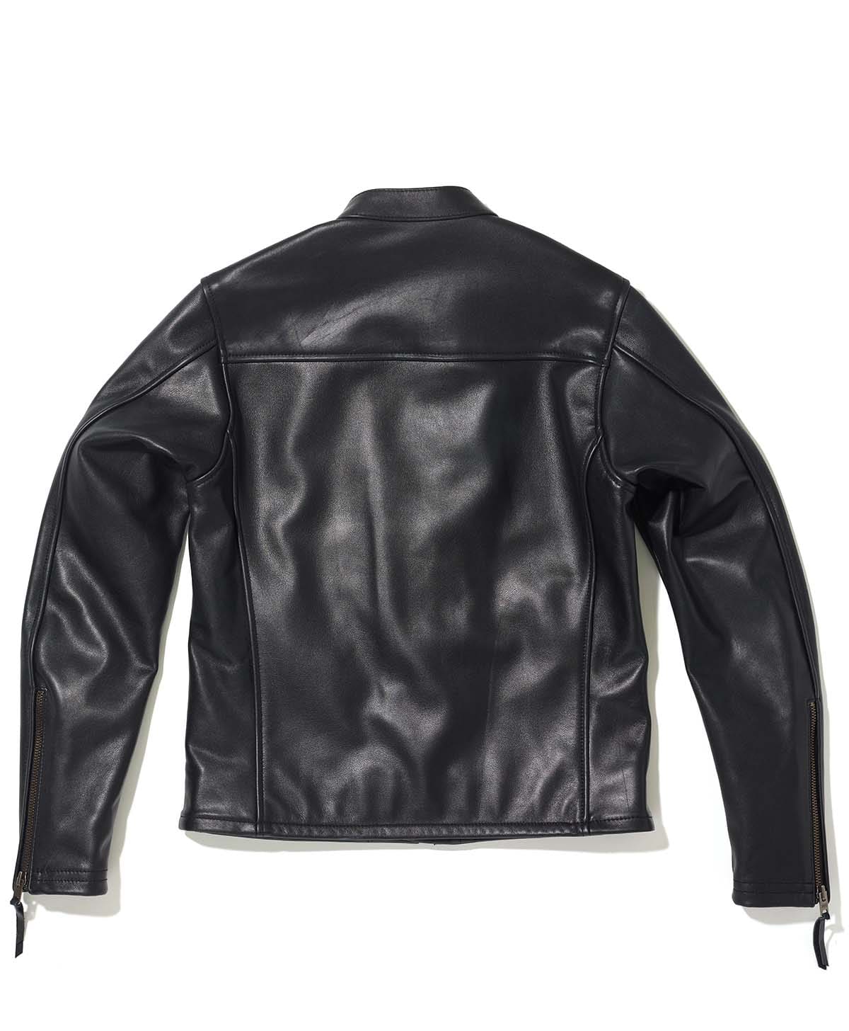 Lighting×KADOYA リバーシブルライダースブルゾン 革ジャン セミダブル