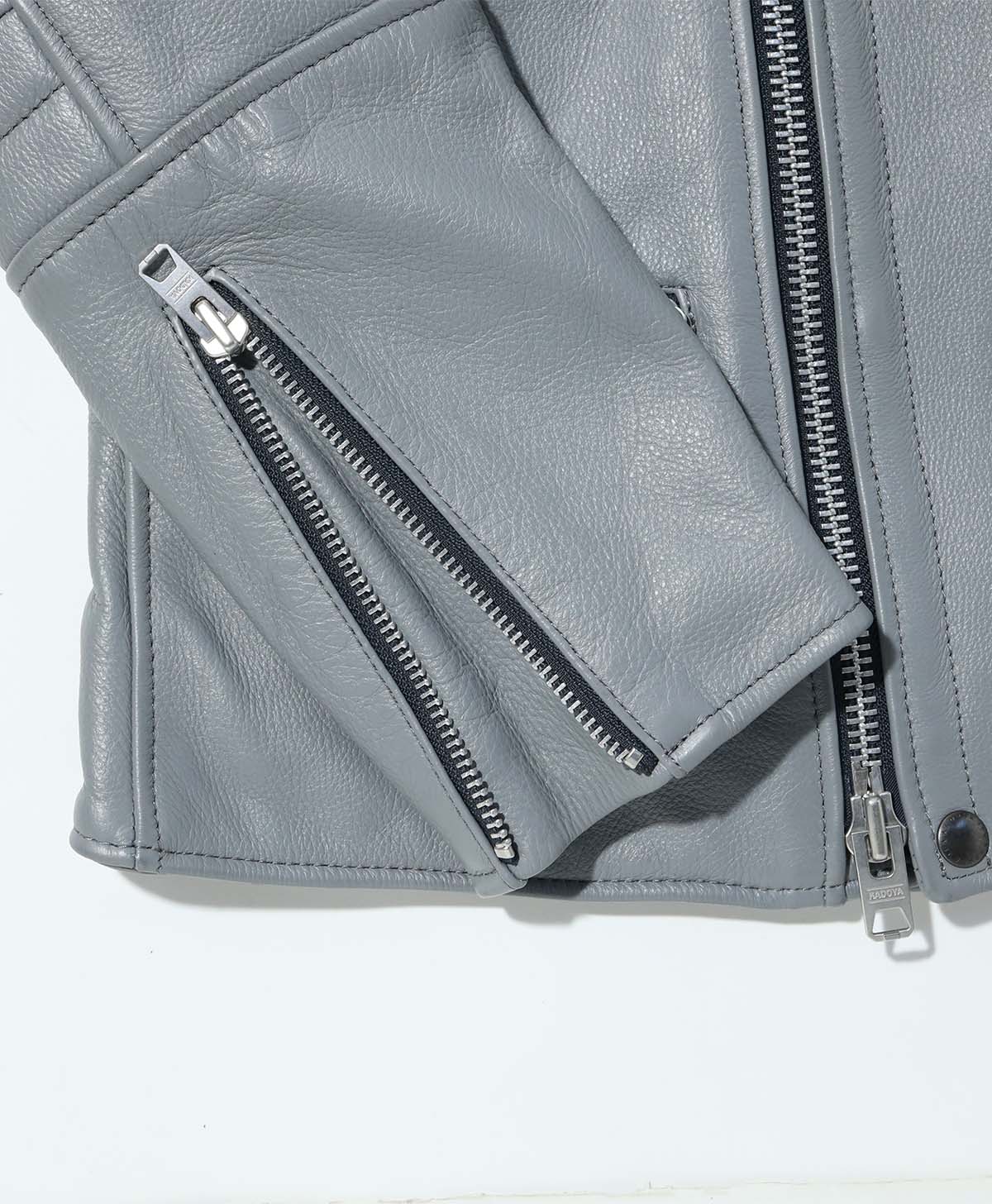 革ジャン ハイネック セミダブル レザージャケット｜カドヤ公式