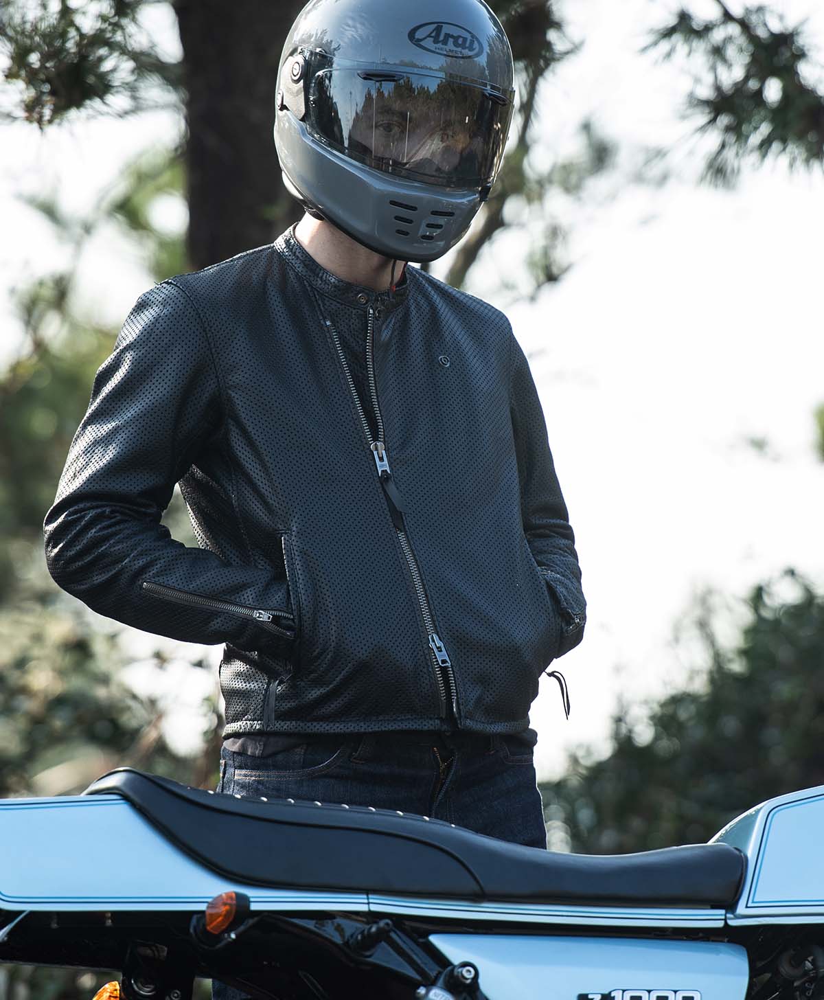 革ジャン パンチング レザージャケット｜カドヤ公式オンラインショップ