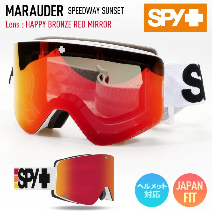 極美品】SPY MARAUDER ゴーグル ASIAFIT+BUCKLE SPY+】極美品 MARAUDER