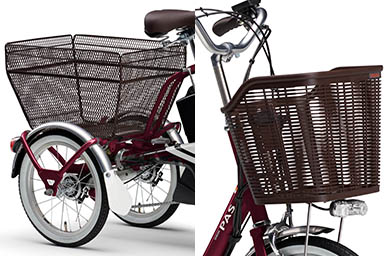 電動三輪自転車】PAS ワゴン(パス ワゴン) 2024年モデル 高齢者/シニア