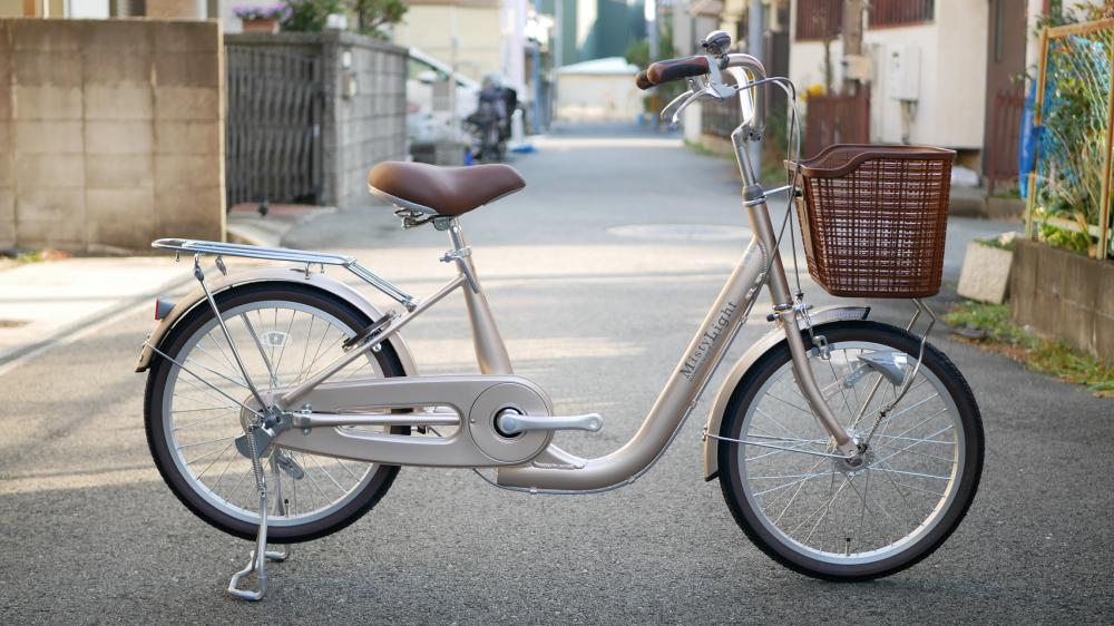 一般自転車] ミスティライト 20インチ オートライト シャンパン