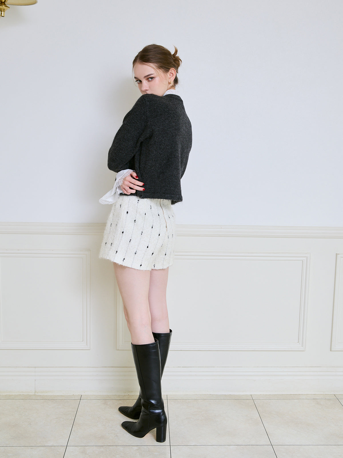 キャンディーツイードショートパンツ