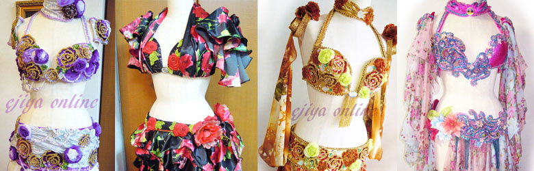 エジ屋 オレンジ ベリーダンス セットアップ エジ屋 オレンジ ベリー