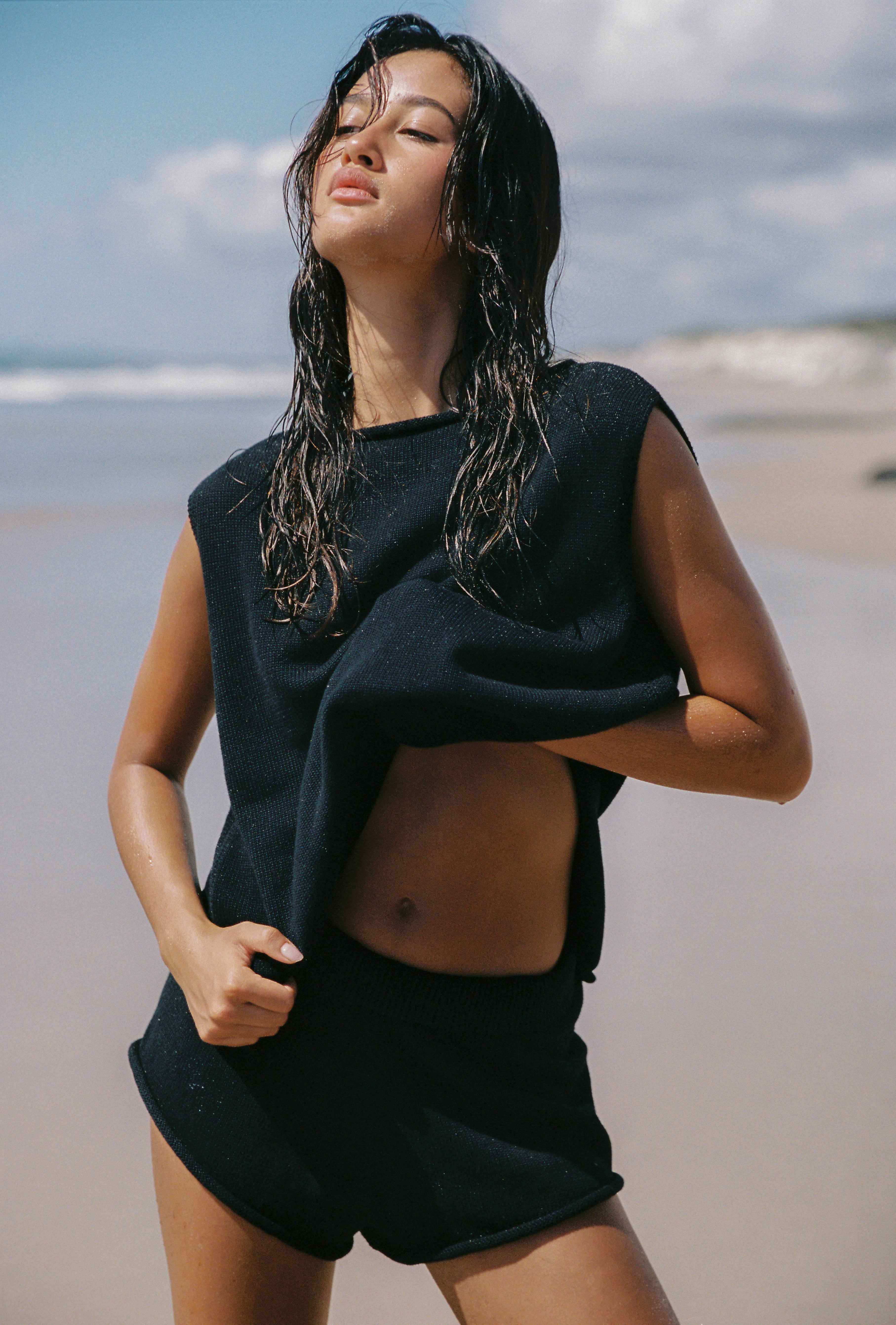 MANON TOP - BLACK – ELCE