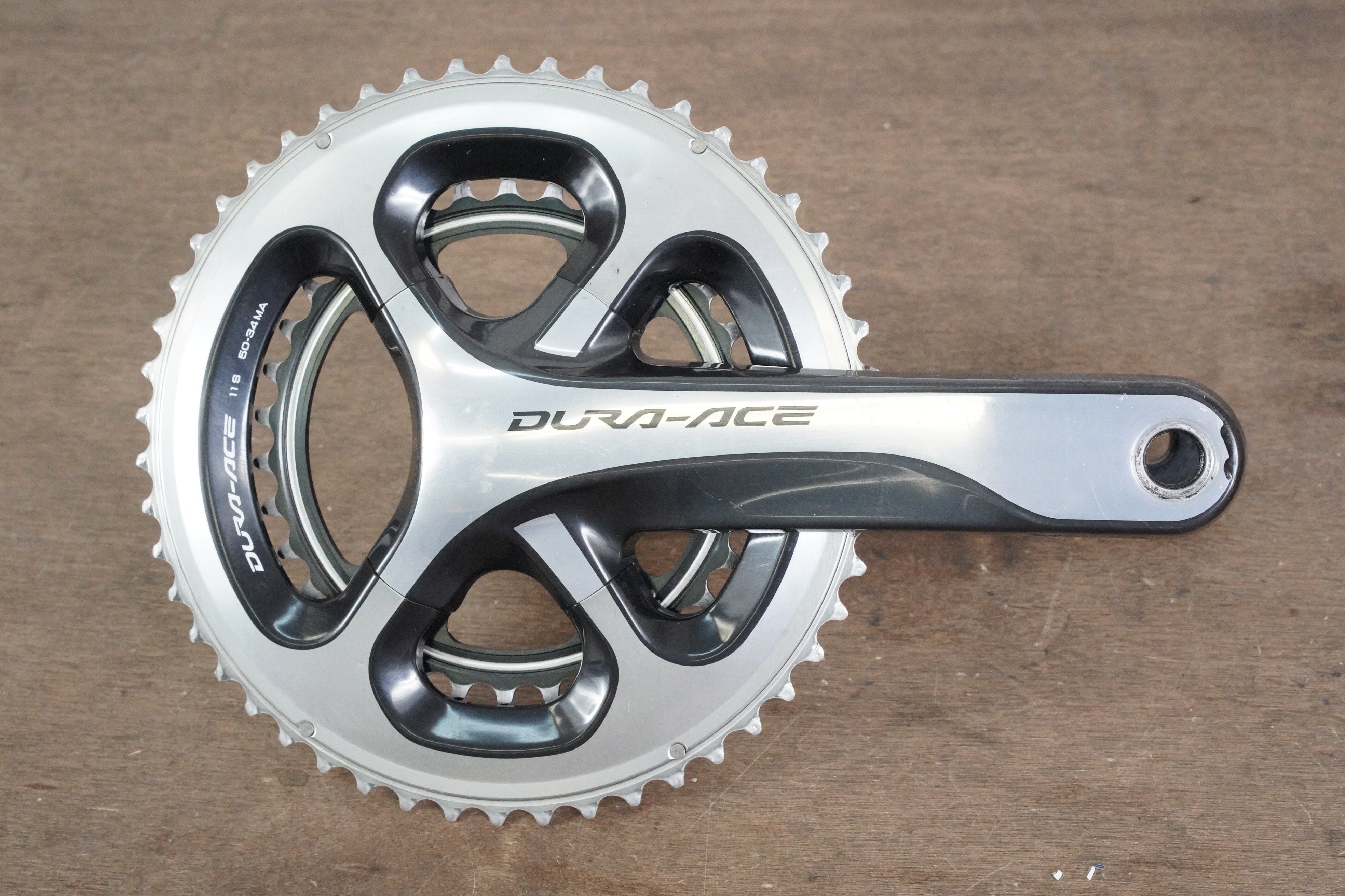 DURA-ACE クランクセット 50-34T クランクキャップ付属します！ DURA