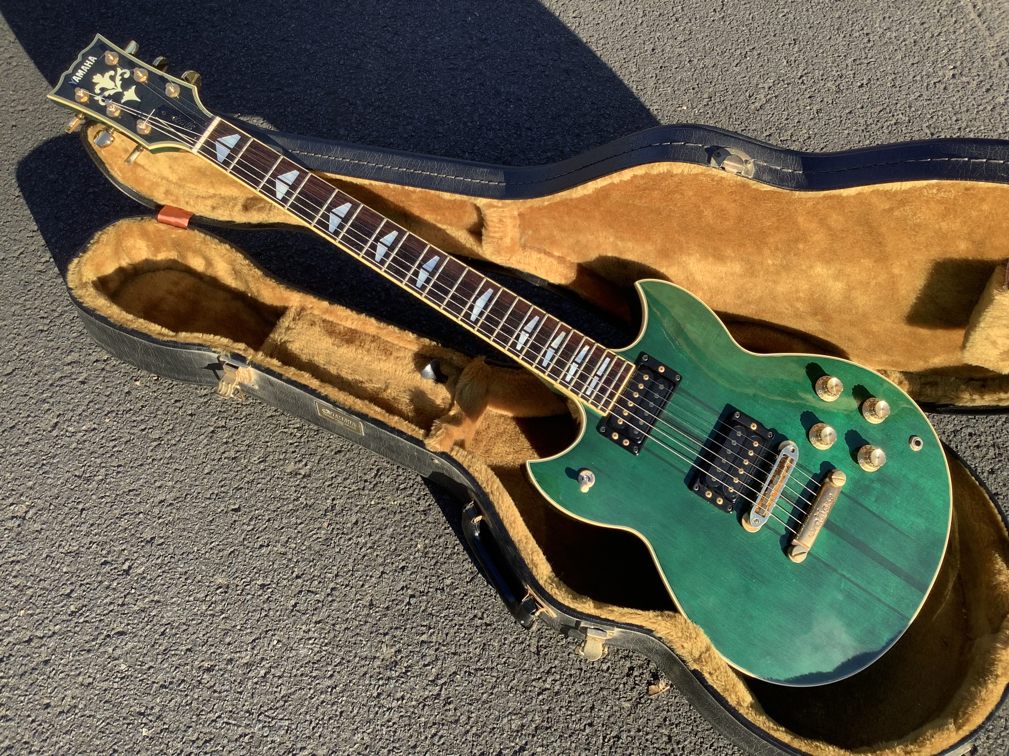 Yamaha SG-1500 (1981, Jade Green) | My Pile of Guitars & Basses