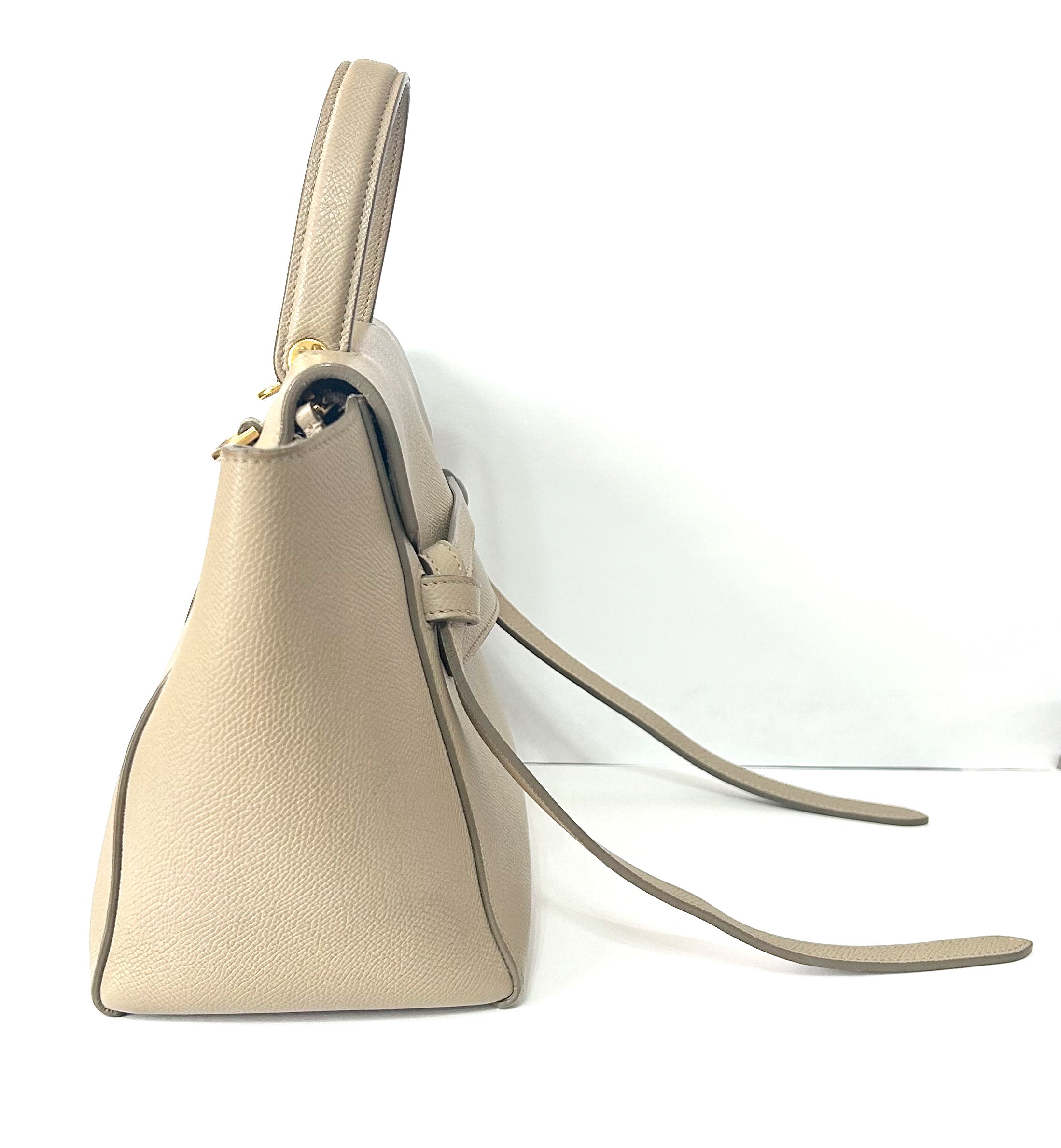 マイクロベルトバッグ ライトトープ / CELINE / セリーヌ ユーズドの