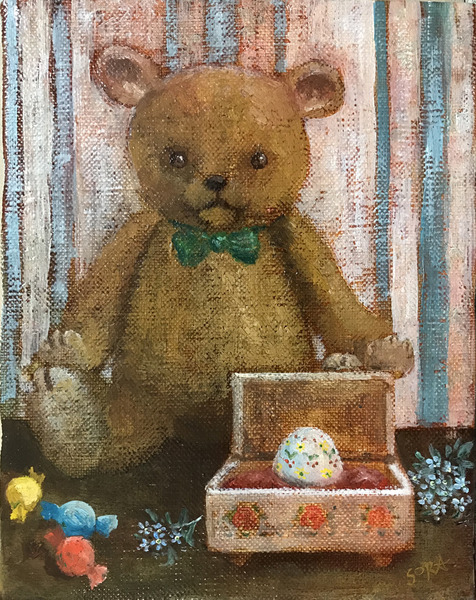 私のテディ」 by 山川空｜Artmeter｜暮らしを彩るアートが、きっと見つかる