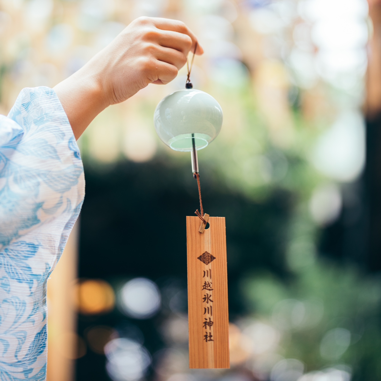 境内に約1500個の江戸風鈴が彩る夏の小江戸川越の風物詩。20時まで