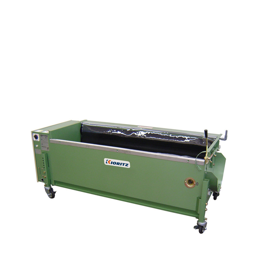 野菜洗浄機 根菜洗い機 ブラシ幅27cm キャスター付き 100V 農業農機具