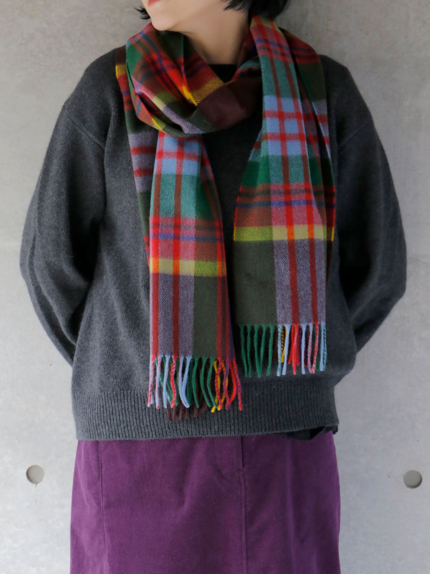 LISETTE／Joshua Ellis カシミヤマフラー 30×180cm – Envelope