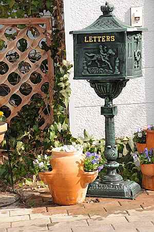 郵便ポスト スタンドタイプ アンティーク ポスト 郵便受け スタンド