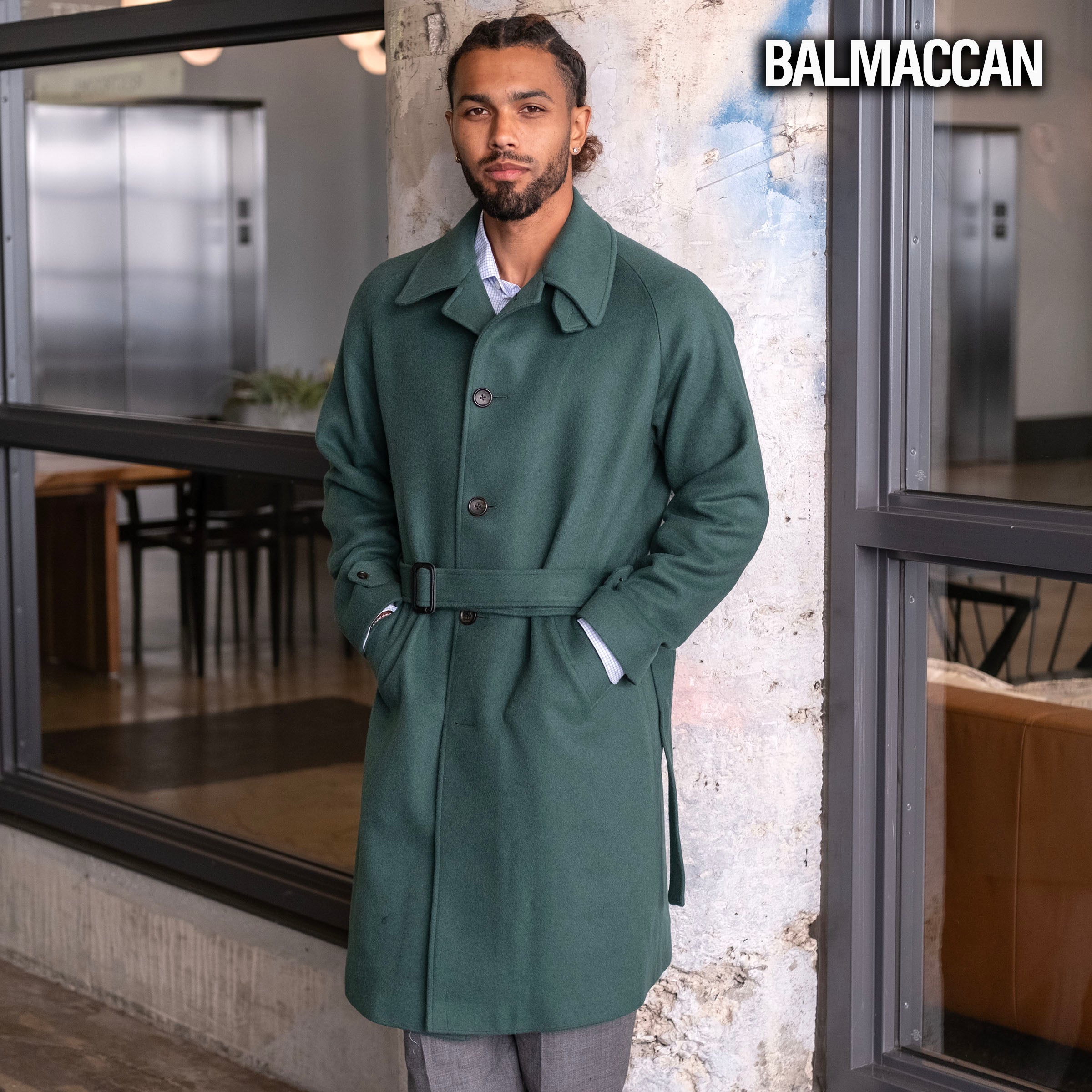 Custom Overcoats Heavyweight Alsport Thornproof Tweed