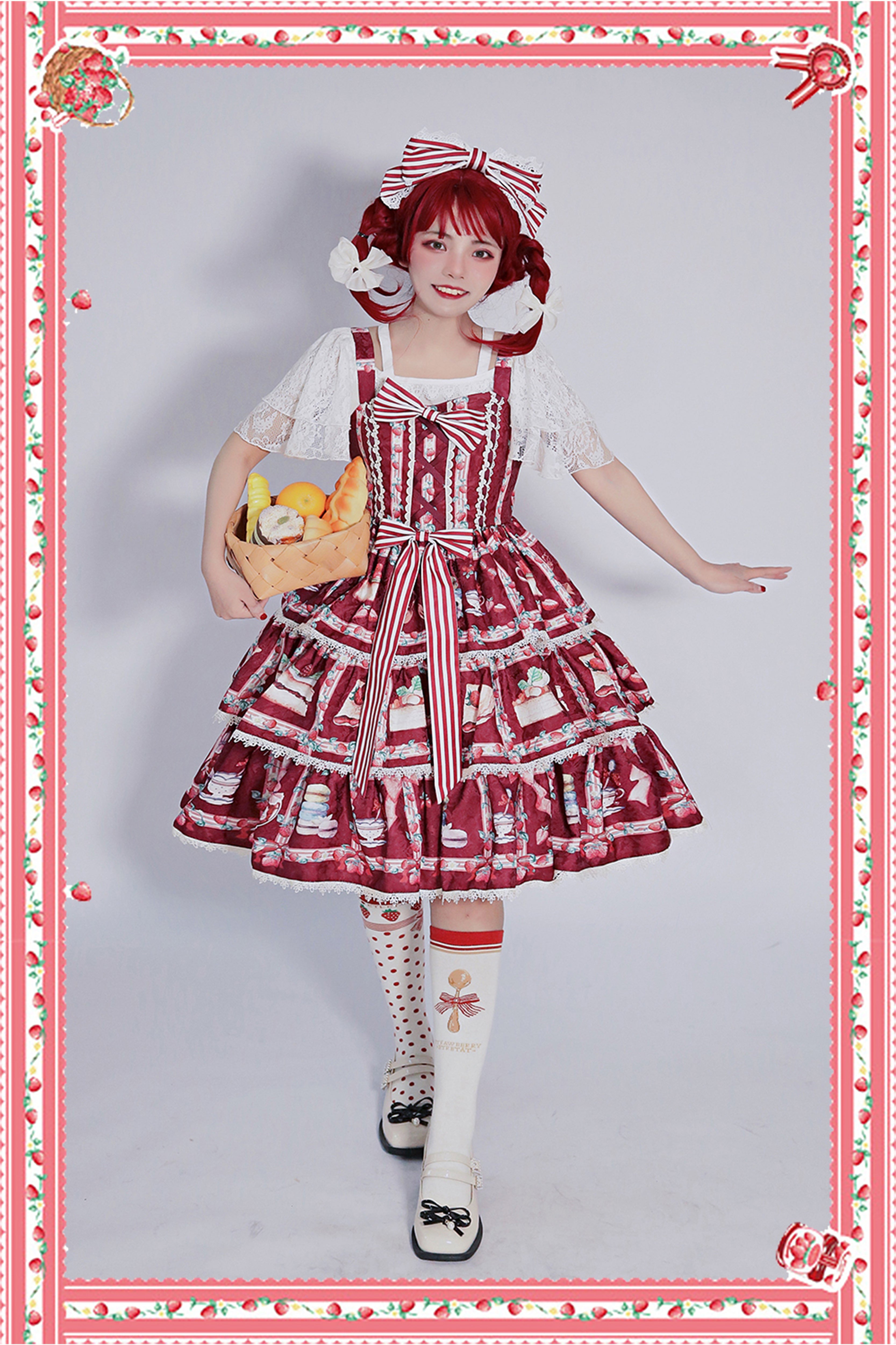 epetice ロリータ ジャンパースカート strawberry cream 商品 – tagged