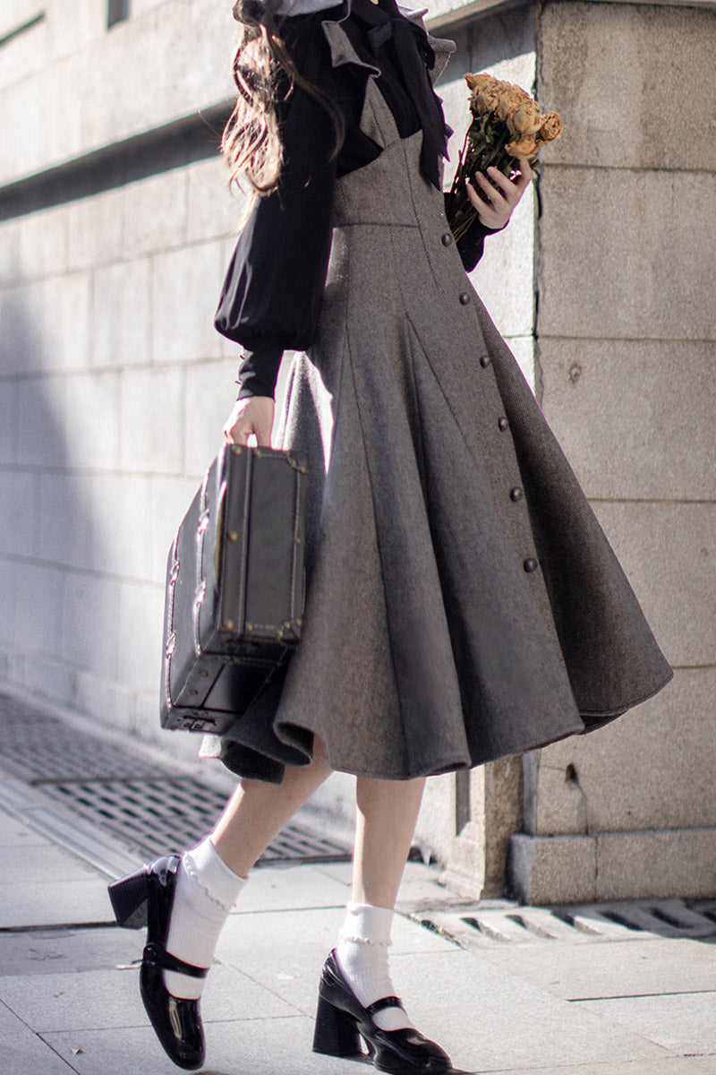 Serena サスペンダースカート【胡桃木JK】 – Epetice