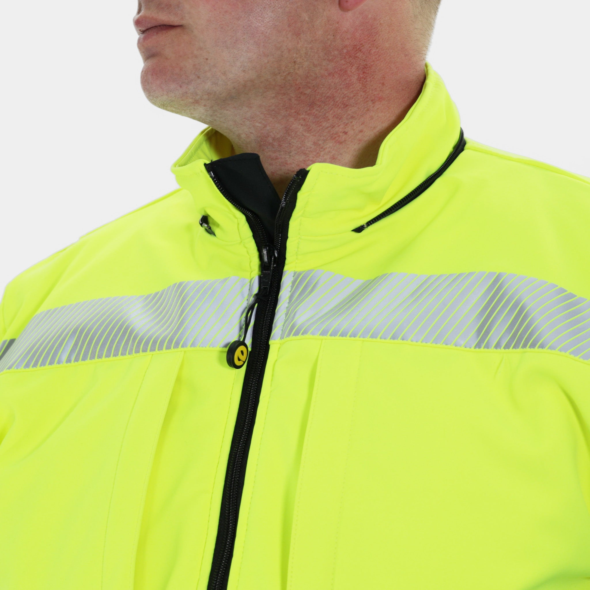 Summit Pro Jacket - Epik Workwear's Soft Shell Insulated Hi Vis Coat